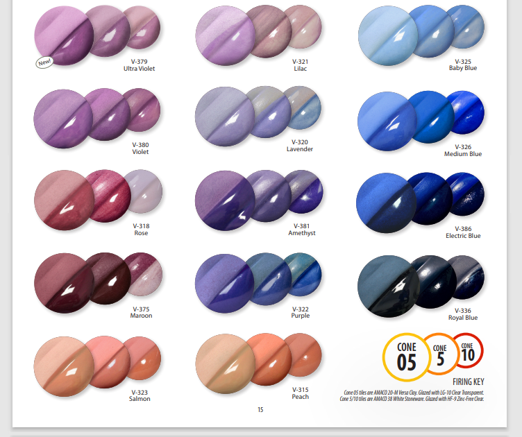 Velvet Underglaze – Ceramic Supply Chicago