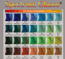 Load image into Gallery viewer, Spectrum Underglaze 501-528